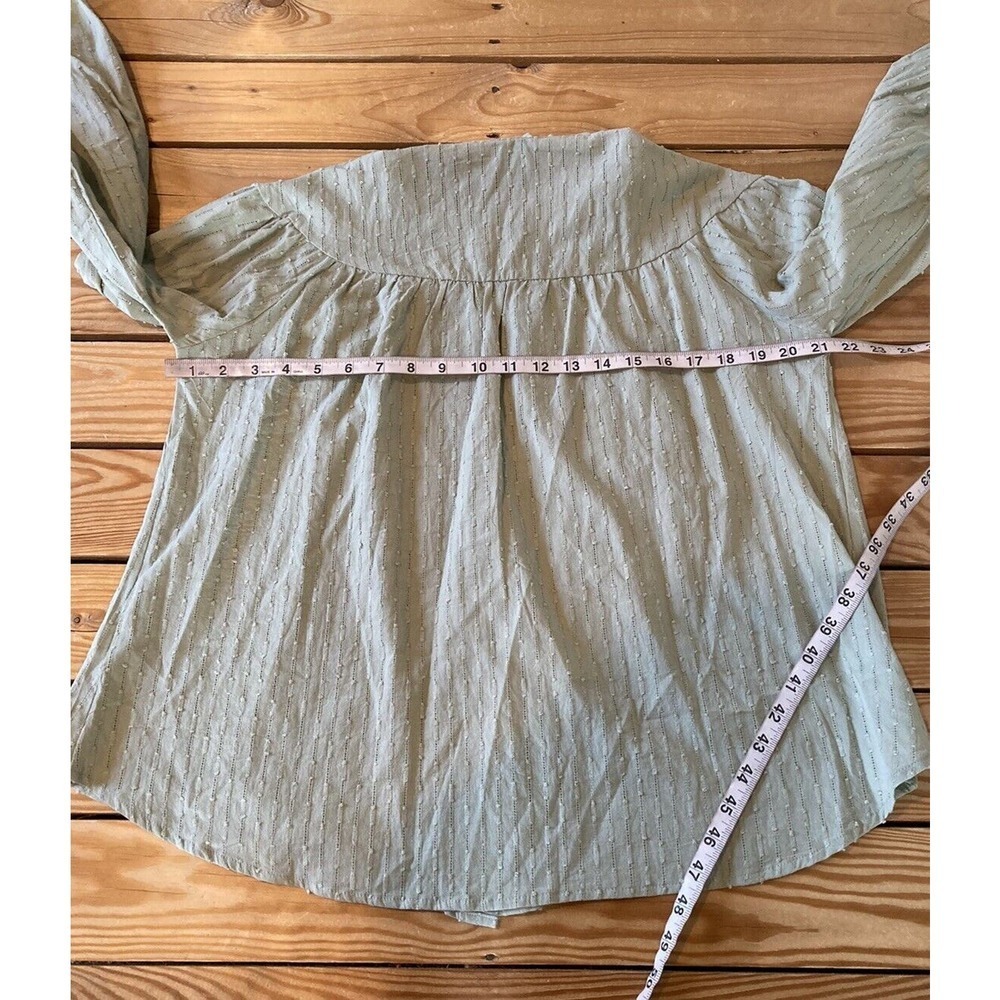 Sundance Button Front Blouse Size Medium Women’s … - image 6